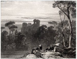 Bothwell kastély, 1826. alkotó: Richard Parkes Bonington