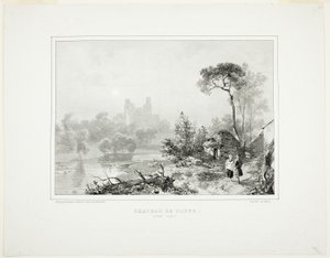 Doune kastély alkotó: Richard Parkes Bonington
