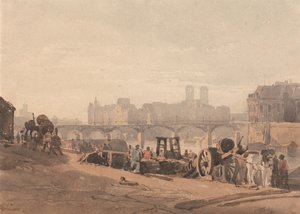 Île de la Cité alkotó: Richard Parkes Bonington