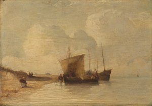 Normandia-part alkotó: Richard Parkes Bonington