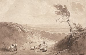Útmunkások, Lillebonne közelében alkotó: Richard Parkes Bonington