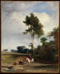 Megálló az út mentén alkotó: Richard Parkes Bonington