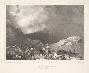 Vallée de Glenfinlas Glenfinlas-völgy, 1826. alkotó: Richard Parkes Bonington