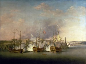 Hétéves háború (1756-1763): Morro várának (Kuba) bombázása július 1-jén