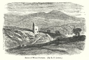 A Wheal Fortune romjai (metszet) alkotó: Richard Principal (after) Leitch