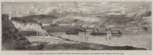 A polgárháború Amerikában, a Potomac hadsereg egy részének beszállása Alexandriában, Washington közelében alkotó: Richard Principal Leitch
