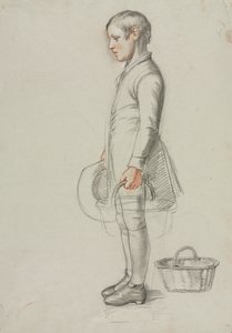 Tanulmány vidéki unokatestvéreknek, c. 1847-1848. alkotó: Richard Redgrave