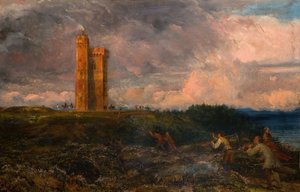 A jeladó tüzelése 1868-1870. alkotó: Richard Redgrave