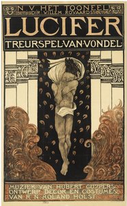 A Lucifer című darab plakátja, 1910