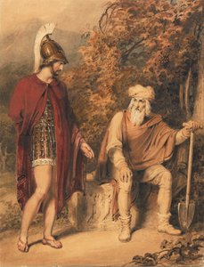 Alkibiadész és Timon alkotó: Richard Westall