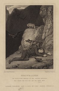 Charles Gough a Helvellynon alkotó: Richard Westall