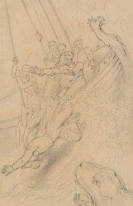 Jónás a tengerbe vetette (Jónás 1:15) alkotó: Richard Westall