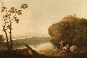 Látkép Róma közelében alkotó: Richard Wilson