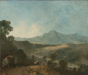 Cader Idris, a Mawddach folyóval, c. 1774. alkotó: Richard Wilson