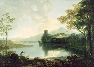 Dolbardarn kastély (olaj, vászon) alkotó: Richard Wilson