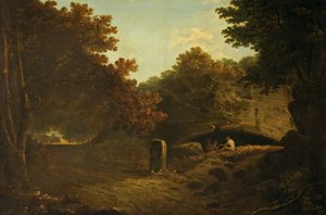 La Riccia, Albano közelében, Olaszország 1752-57 (olaj, vászon) alkotó: Richard Wilson