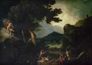 Niobe gyermekeinek elpusztítása (olaj, vászon)