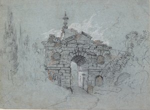 A Kew-i romboltív, 1760-as évek alkotó: Richard Wilson