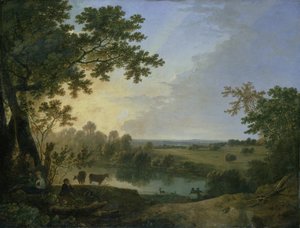 Kilátás a Windsor Great Parkba, 1760-as évek eleje (olaj, vászon) alkotó: Richard Wilson