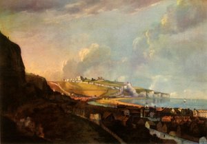 Dover látképe, 1747, 1944. alkotó: Richard Wilson