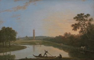 Kew Gardens: The Pagoda and Bridge [1985, Cormack, YCBA Concise Catalogue]