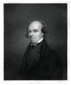 John Flaxman brit tervező, rajzoló és szobrász, 1833.