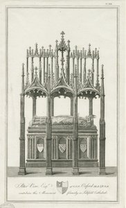 Lichfield katedrális – Blythe püspök emlékműve: metszet, nd [1762-1798] (nyomtatás) alkotó: Richard Woollett Basire