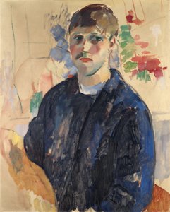 Önarckép kék blúzzal - Önarckép kék blúzzal, Wouters, Rik (1882-1916) alkotása. olajfestmény
