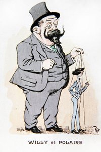 Willy és Polaire, XX. század eleje (színes litó)