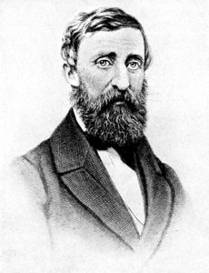 Henry David Thoreau amerikai természetíró, 1923.