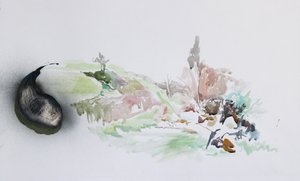 Fly Tip, 2015 (akvarell)