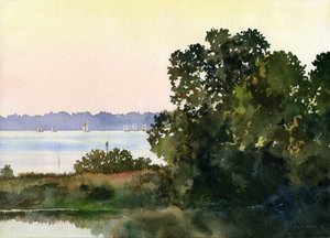 Szerda esti futamok, 2006 (akvarell, papír)