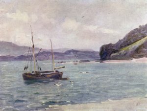 The Beach, Beaumaris (színes litó) alkotó: Robert (after) Fowler