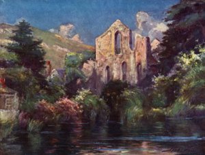 Valle Crucis apátság (színes litó)
