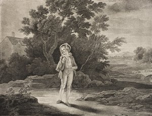 Az ember hét kora, Második kor, II. felvonás, VII. jelenet, az „As You Like It”-ből, a Boydell Shakespeare Galériából, 19. század végén (litho)