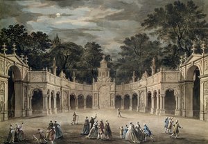 The Illuminations at Buckingham House III. György király születésnapjára, 1783. június 4-én (toll és wc)