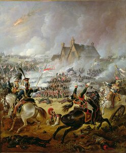 Waterloo-i csata (olaj, vászon)