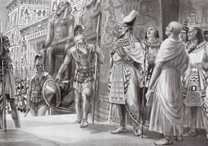 Agesilaus Egyiptomban (litográfia) alkotó: Robert Ambrose Dudley