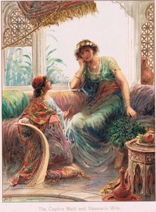 Illusztráció Ernest Nister „Biblia történetéből”, 1910 körül (színes litó) alkotó: Robert Ambrose Dudley