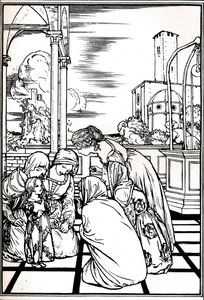Illusztráció a viharból, 1901 1901-1902 alkotó: Robert Anning Bell