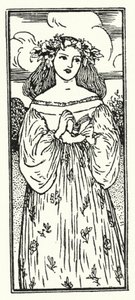 Illusztráció John Keats verseihez (litho) alkotó: Robert Anning Bell