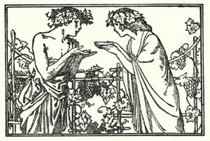 Illusztráció John Keats verseihez: Endymion (litho) alkotó: Robert Anning Bell