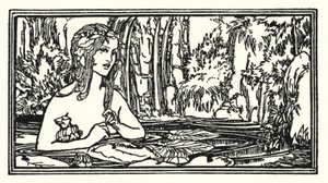 Illusztráció John Keats verseihez: Endymion (litho) alkotó: Robert Anning Bell