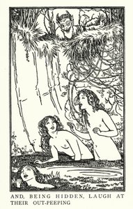 Illusztráció John Keats verseihez: Endymion (litho) alkotó: Robert Anning Bell