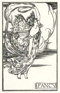 Illusztráció John Keats verseihez: Fancy (litho) alkotó: Robert Anning Bell