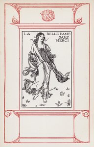 Illusztráció John Keats verseihez: La Belle Dame Sans Merci (litho) alkotó: Robert Anning Bell