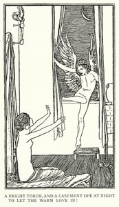 Illusztráció John Keats verseihez: Óda a pszichéhez (litho)