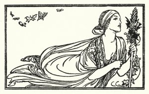 Illusztráció John Keats verseihez: Alvás és költészet (litho)