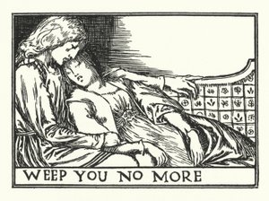 Ne sírj többet (litho) alkotó: Robert Anning Bell