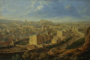 Edinburgh a Calton Hilltől alkotó: Robert Batty